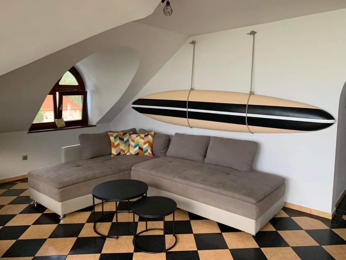 Szines Panorama Apartman Balatonlelle Bagian luar foto